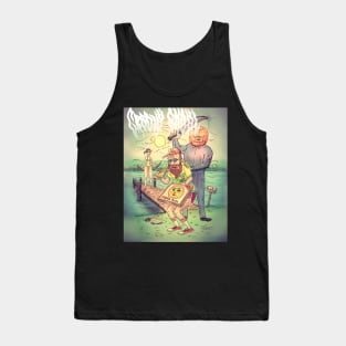 Groovy Ghoul Pizza Camp Tank Top